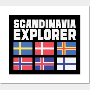 Scandinavian Explorer Posters and Art